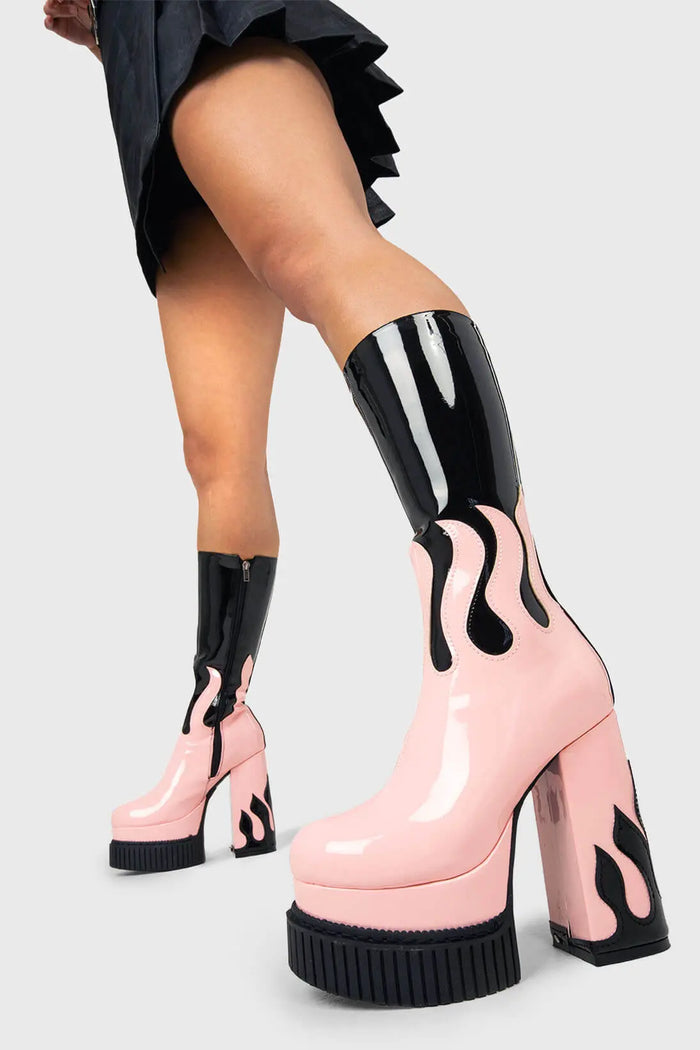 lamoda Ignite Platform Calf Boots