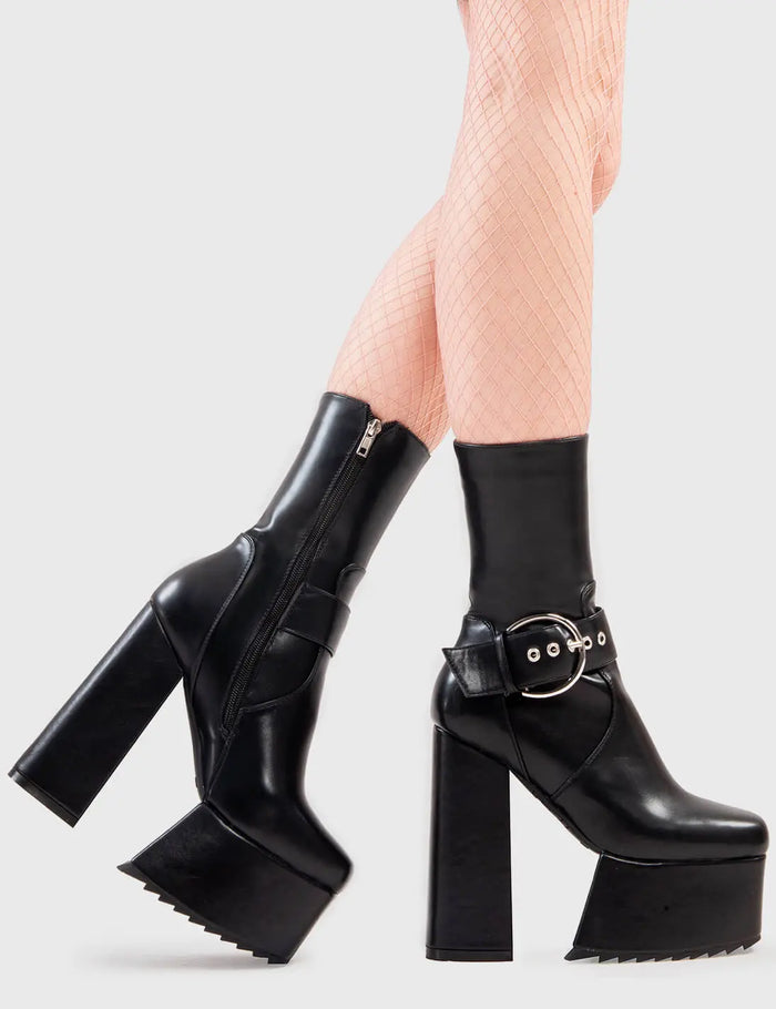 Lamoda Infinite Lies Platform Ankle Boots