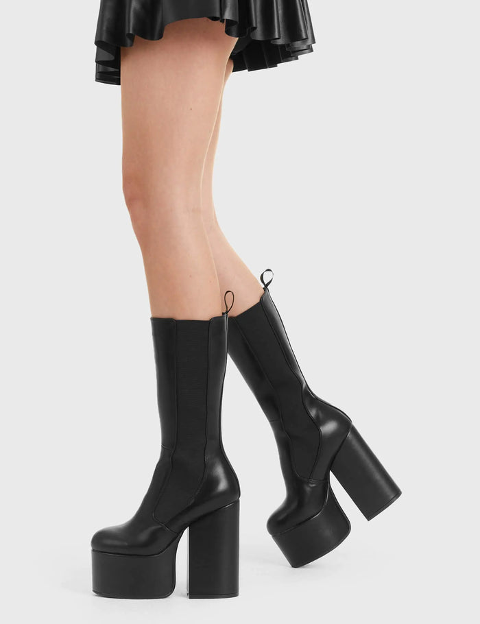 Lamoda Intrusion Platform Calf Boots