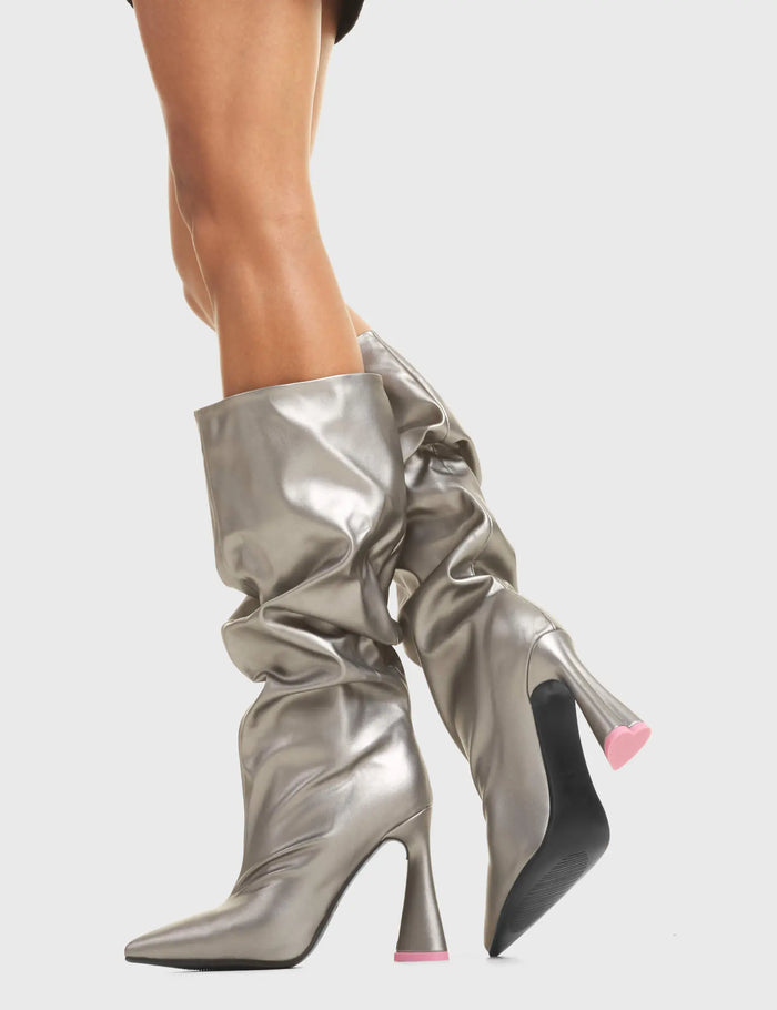 Lamoda It's Giving Platform Calf Boots