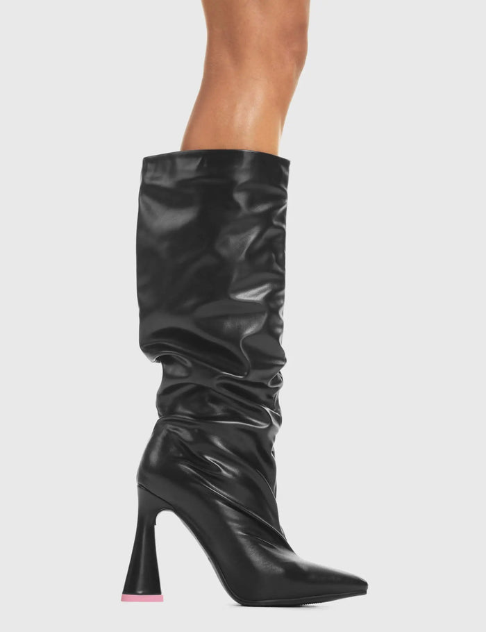 lamoda It's Giving Platform Calf Boots