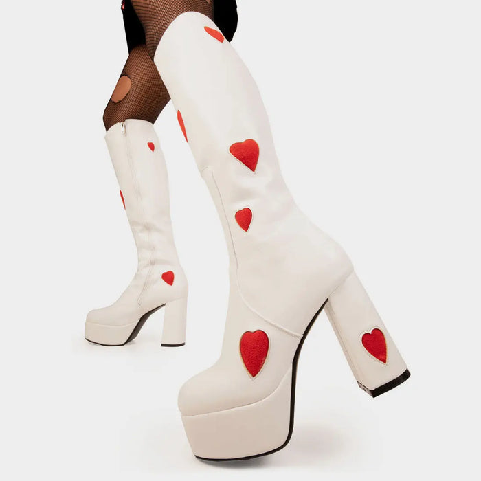 Lamoda Jam Tarts Platform Knee High Boots