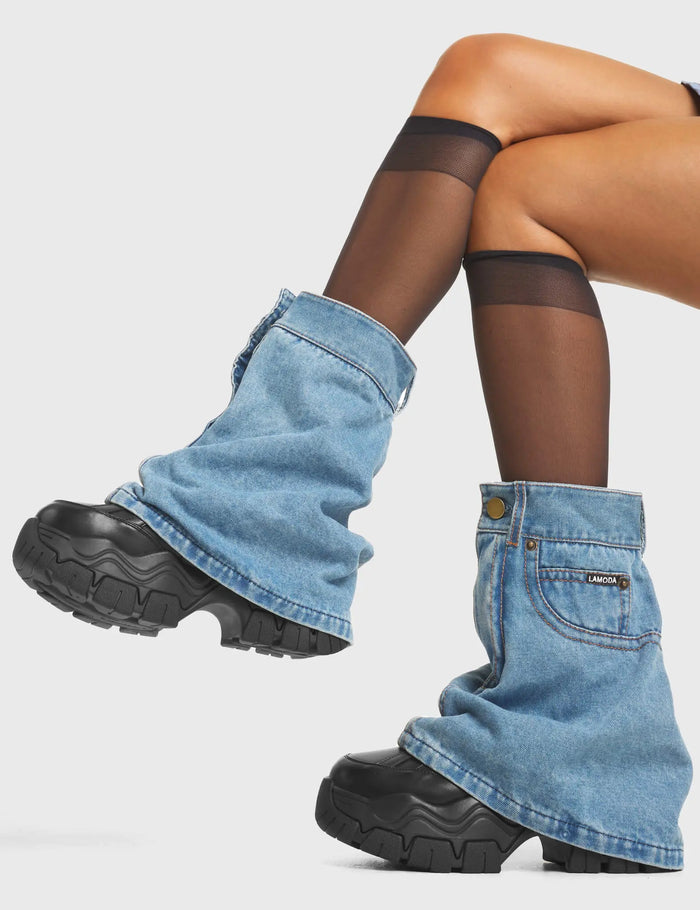 Lamoda Jeanius Chunky Platform Sneakers