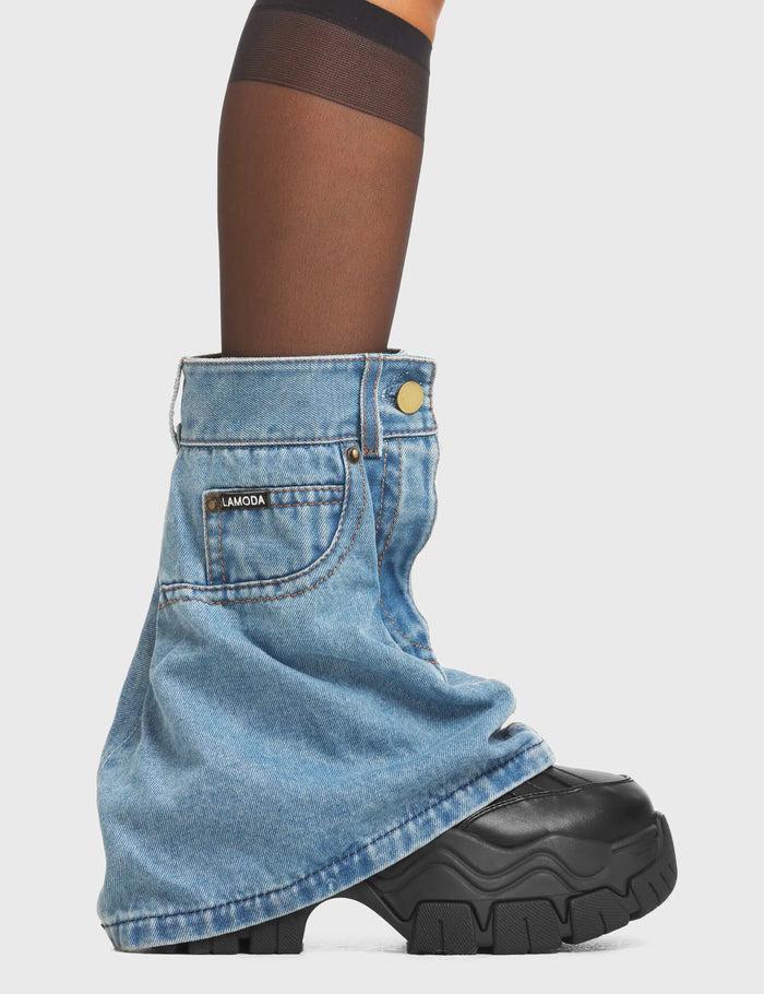 lamoda Jeanius Chunky Platform Sneakers