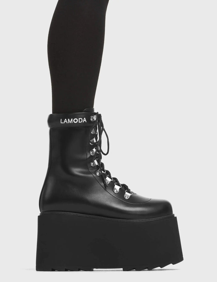 lamoda La Nuit Chunky Platform Ankle Boots