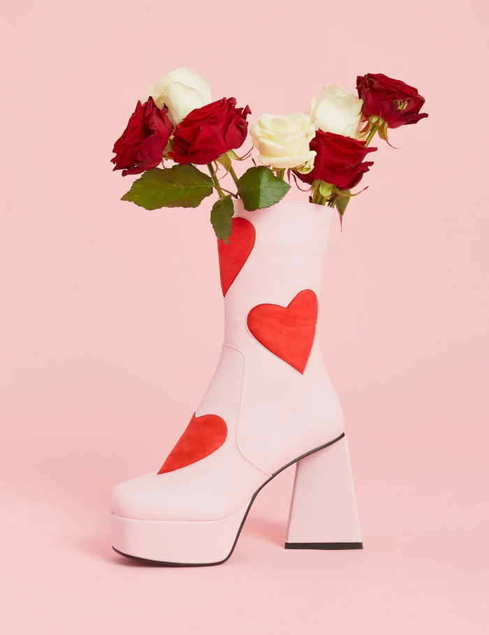 Lamoda Letter To My Lover Platform Ankle Boots