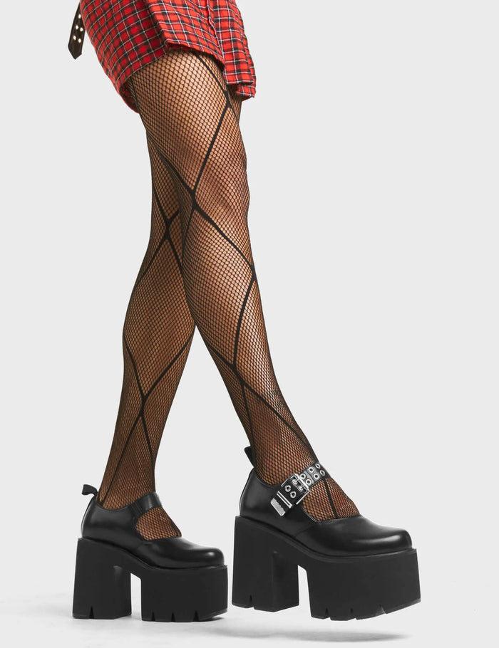 lamoda Lonely Eyes Chunky Platform Mary Jane Shoes