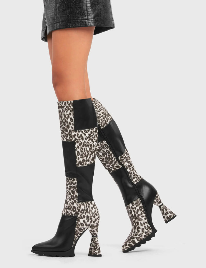 Lamoda Love Shot Platform Knee High Boots