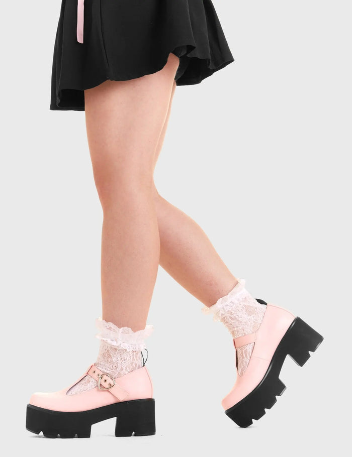 Lamoda Love Story Chunky Mary Jane Shoes