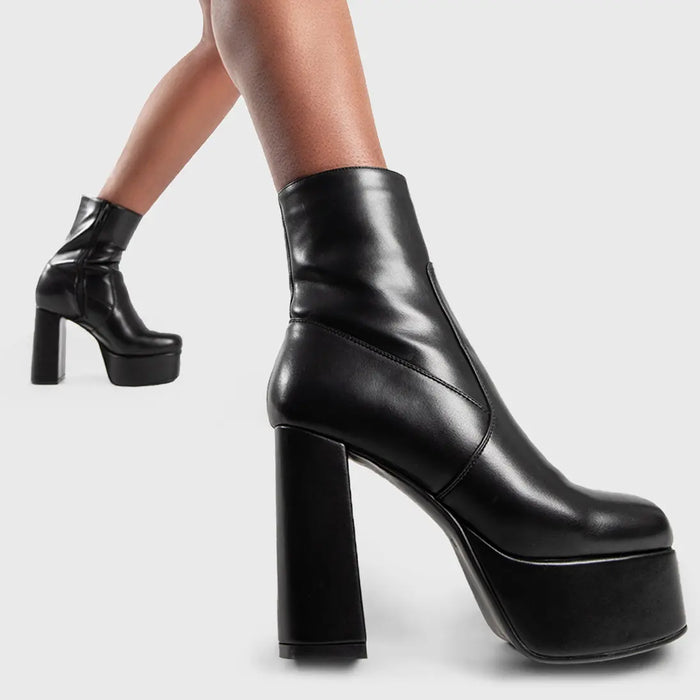 Lamoda Making Moves Platform Ankle Boots