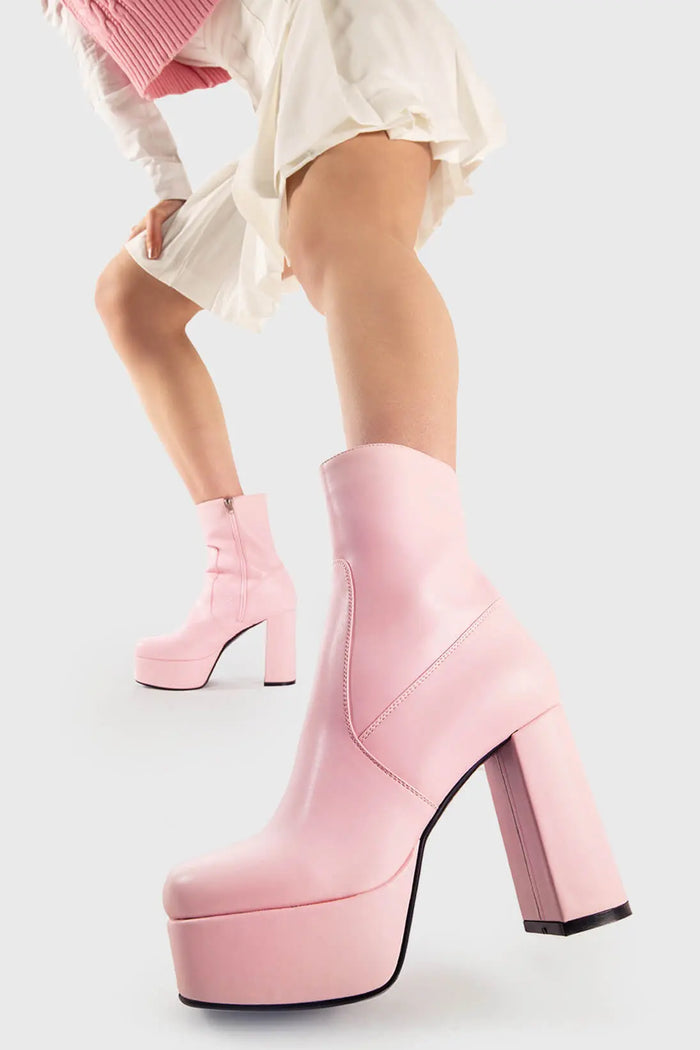 Lamoda Making Moves Platform Ankle Boots