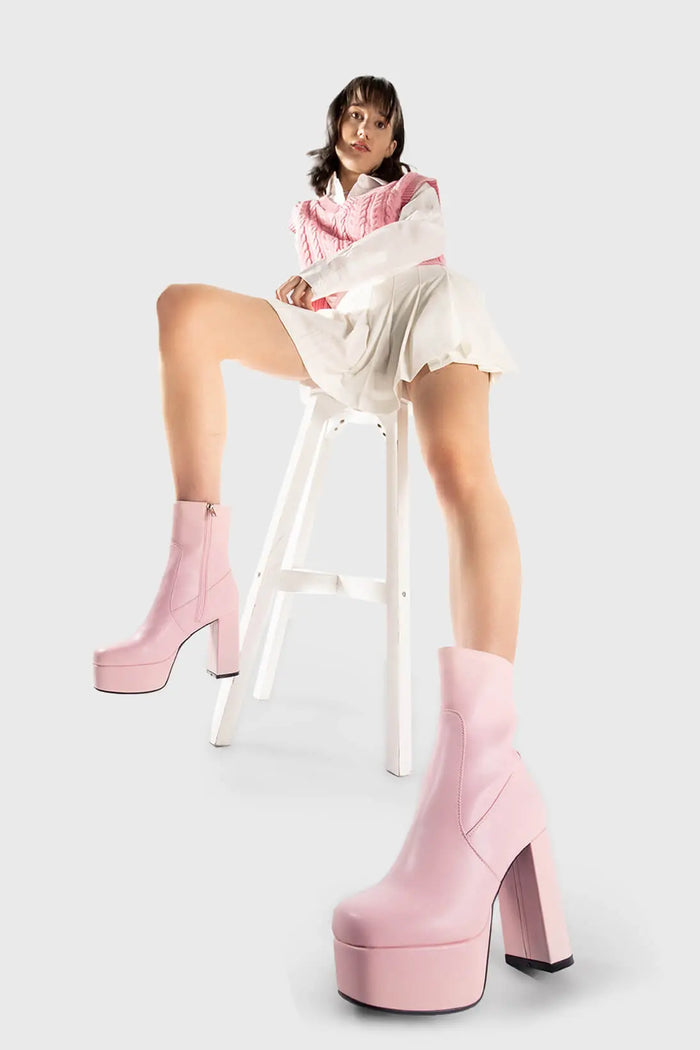 Lamoda Making Moves Platform Ankle Boots