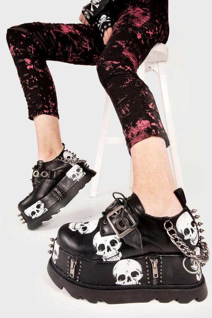 Lamoda Maniac Chunky Platform Wedge Shoes