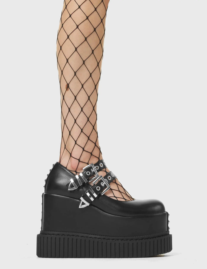 lamoda Menace Chunky Platform Creeper Shoes