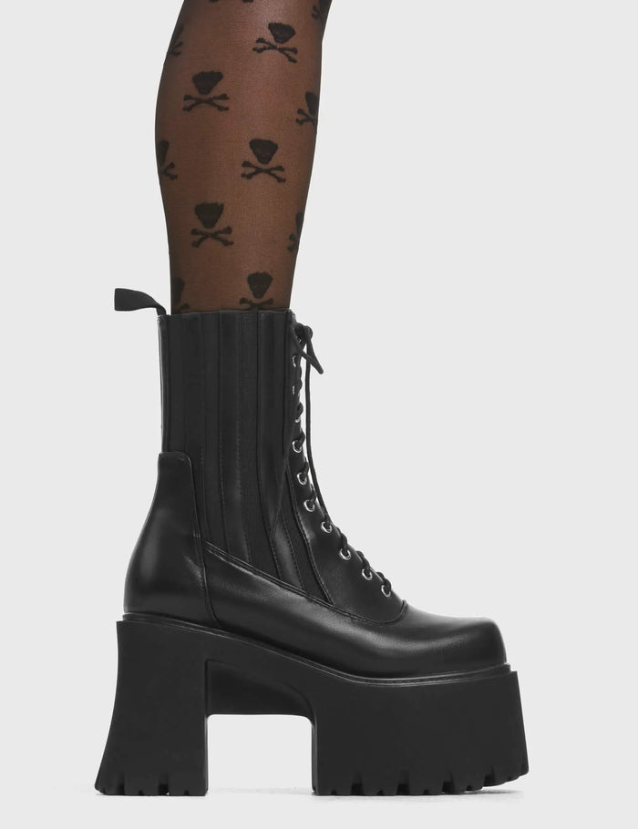 lamoda Mislead Me Chunky Platform Ankle Boots