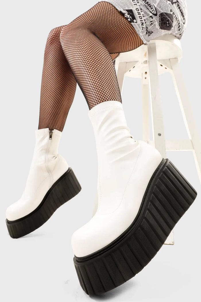 Lamoda Muster Up Chunky Ankle Creeper Boots