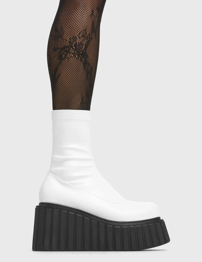 lamoda Muster Up Chunky Ankle Creeper Boots