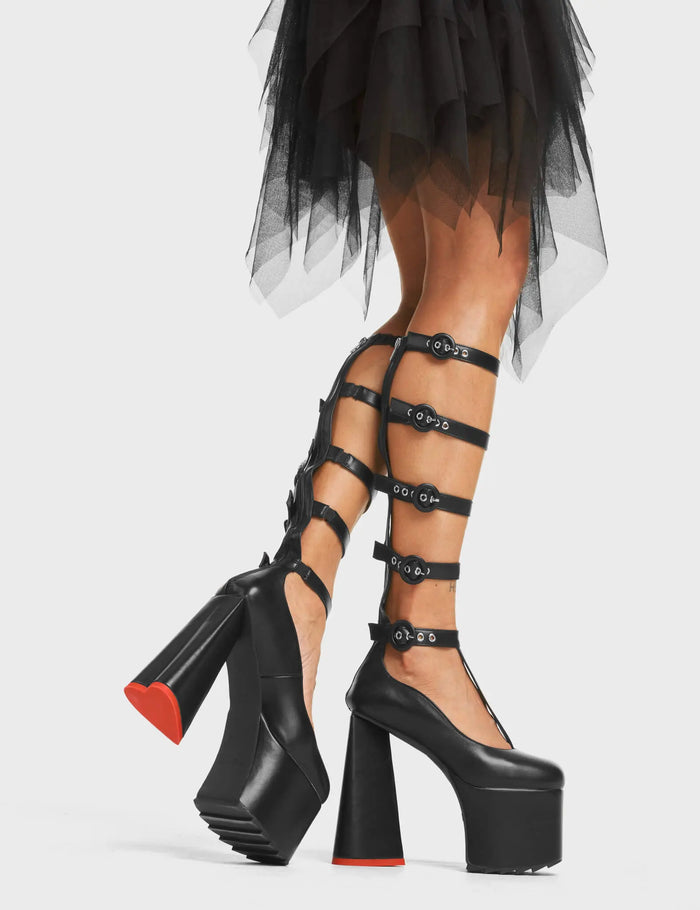 Lamoda My Angel Platform Knee High Boots