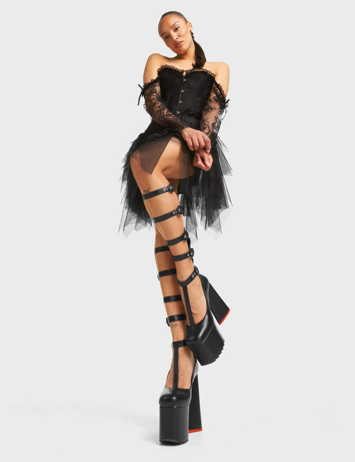 Lamoda My Angel Platform Knee High Boots