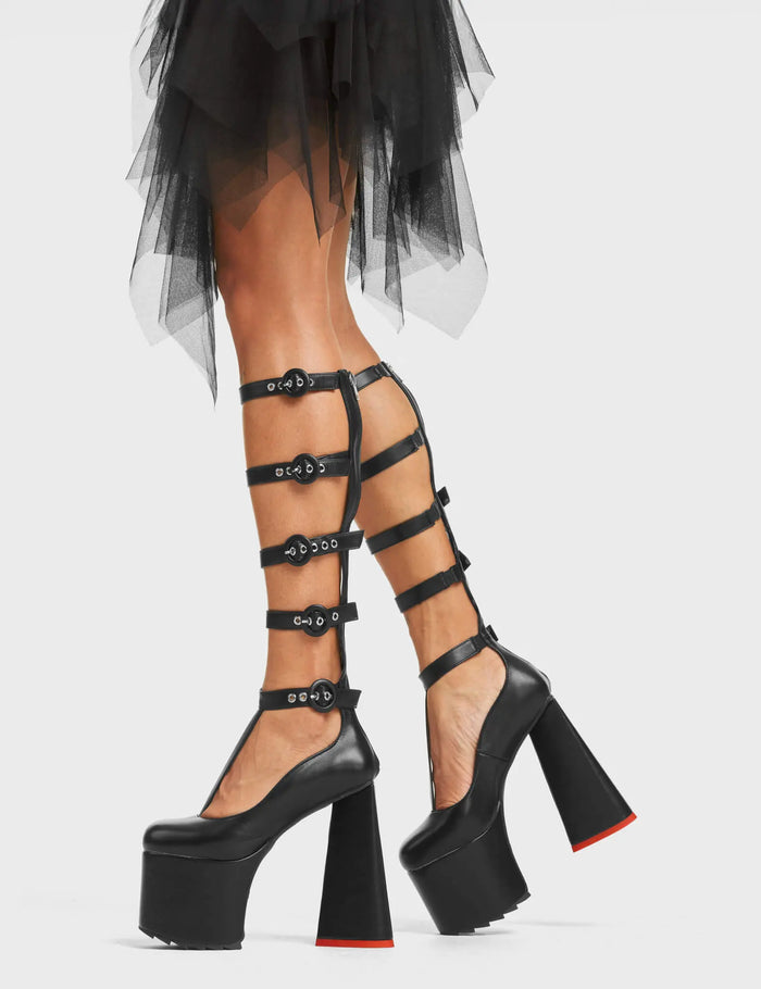 Lamoda My Angel Platform Knee High Boots