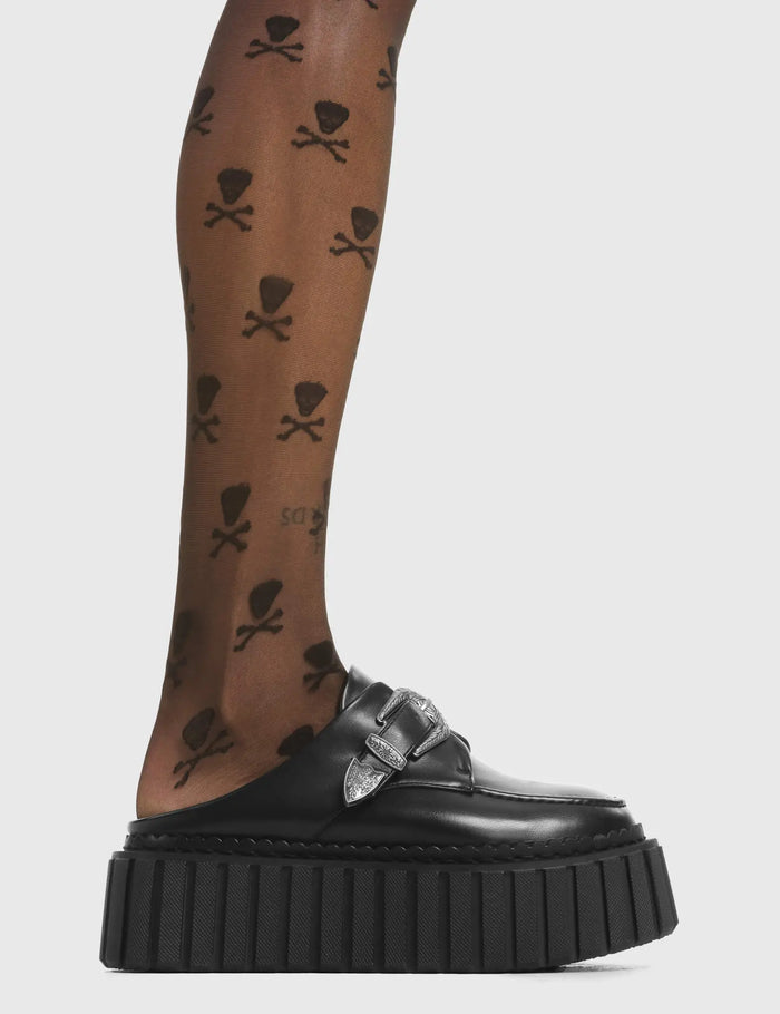 Lamoda My Type Chunky Platform Creeper Mules