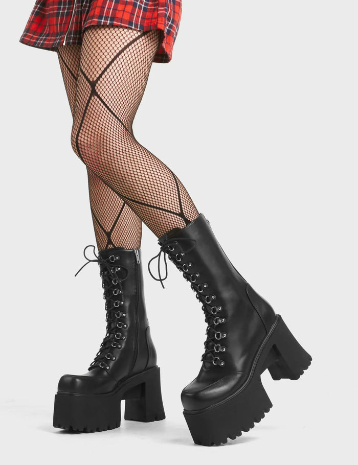 Lamoda Need You Chunky Platform Calf Boots