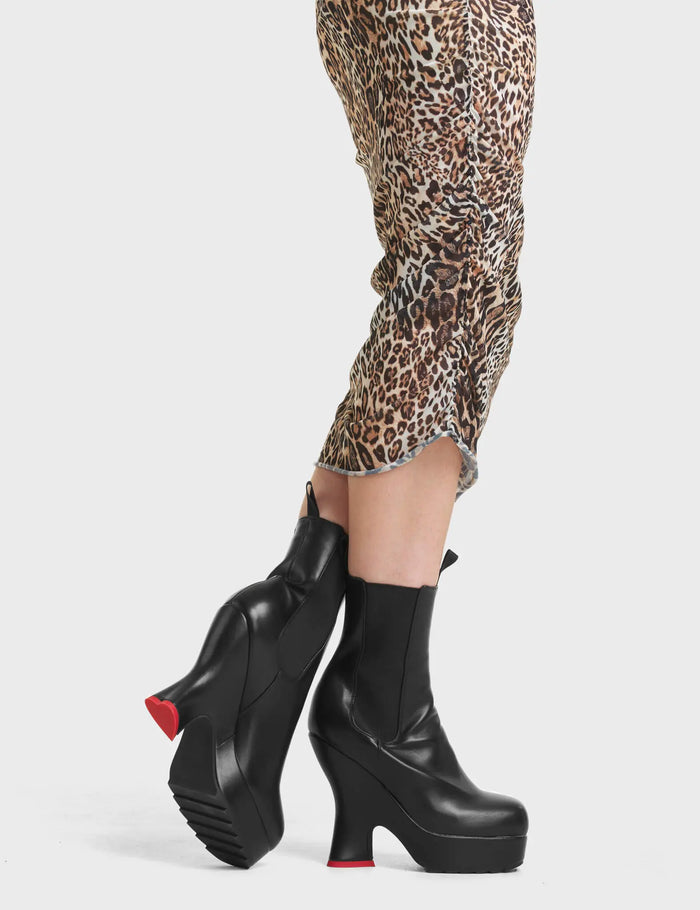 lamoda No Comment Chunky Platform Ankle Boots