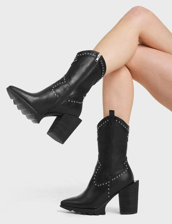 Lamoda No Insecurities Western Ankle Boots