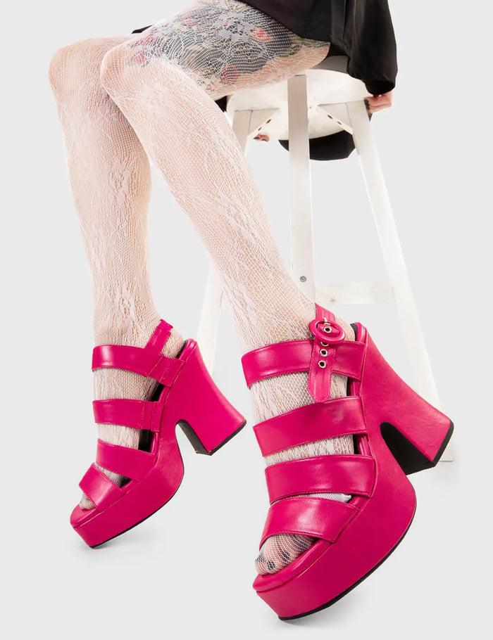 lamoda Not A Friend Platform Sandals