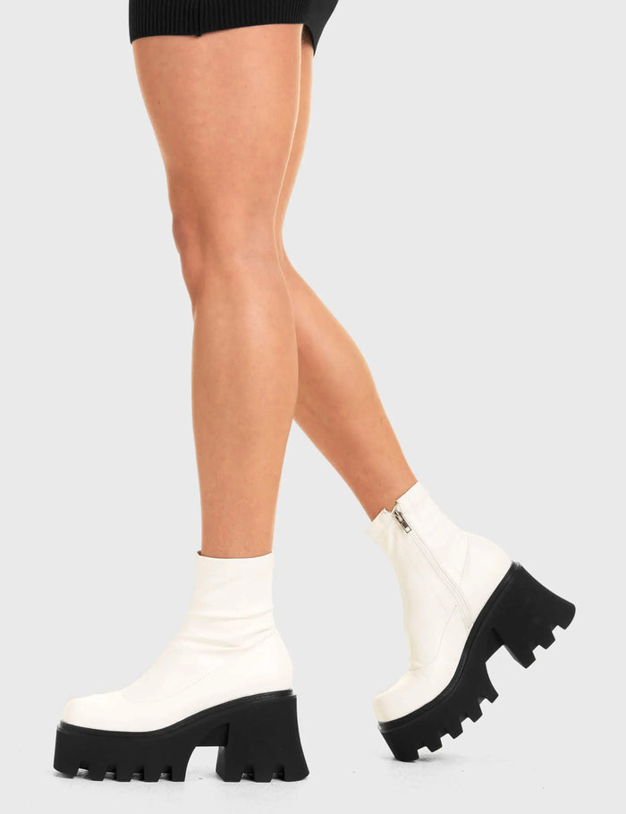 Lamoda Notorious Chunky Platform Ankle Boots