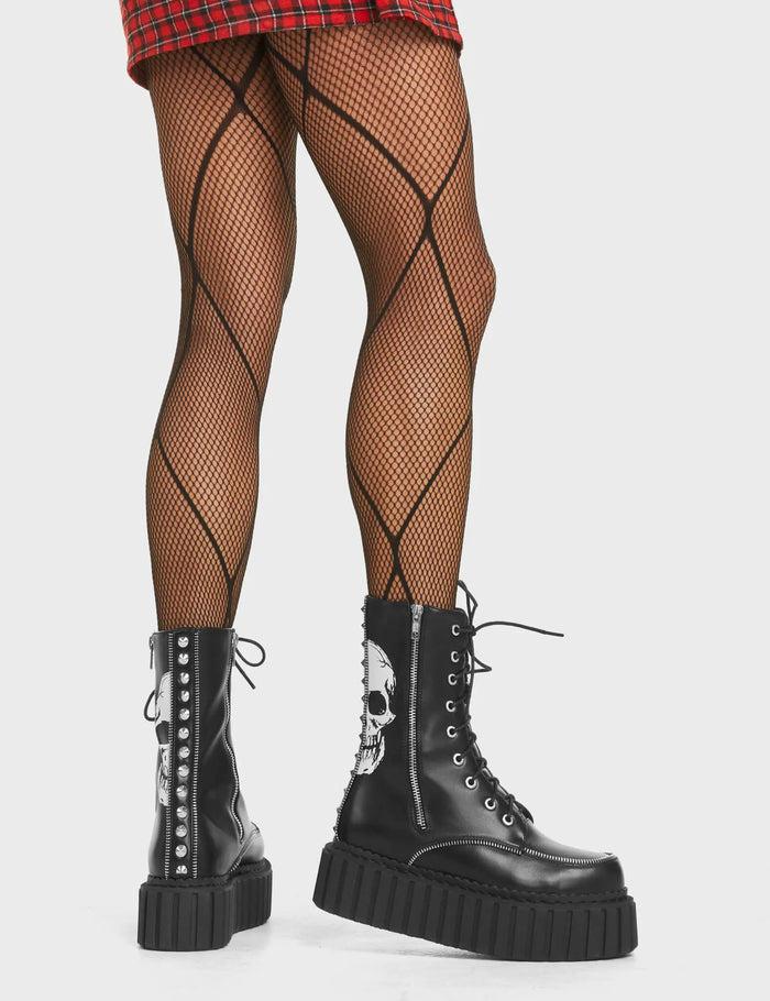 Lamoda Offend You Chunky Creeper Ankle Boots