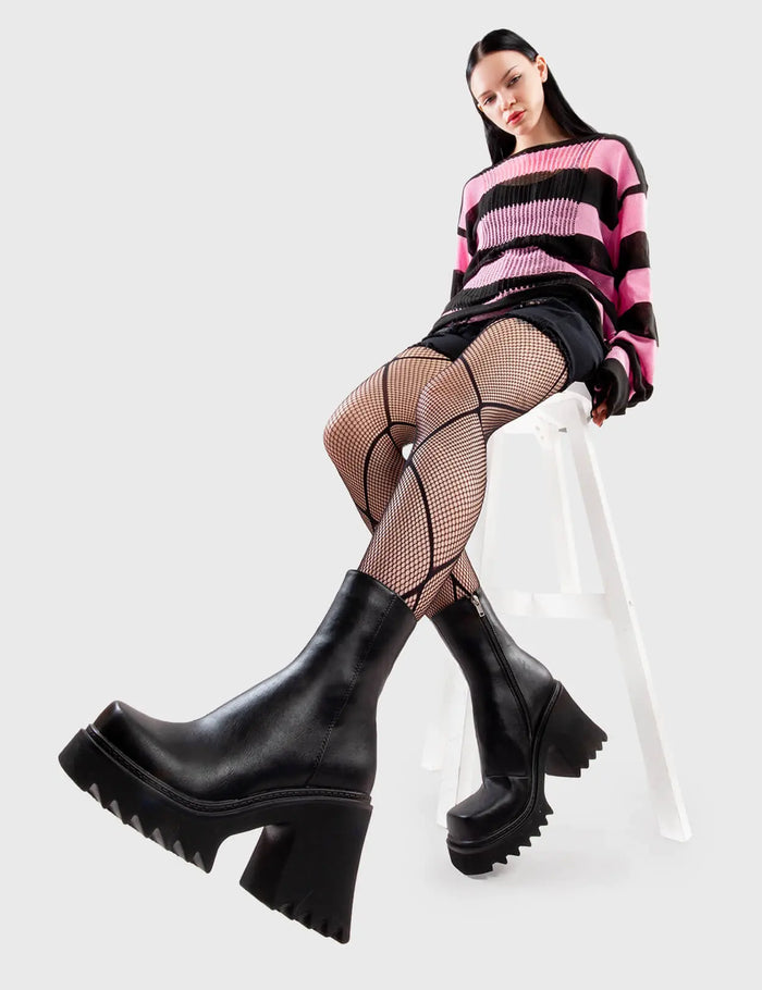 Lamoda Old Friend Chunky Platform Ankle Boots