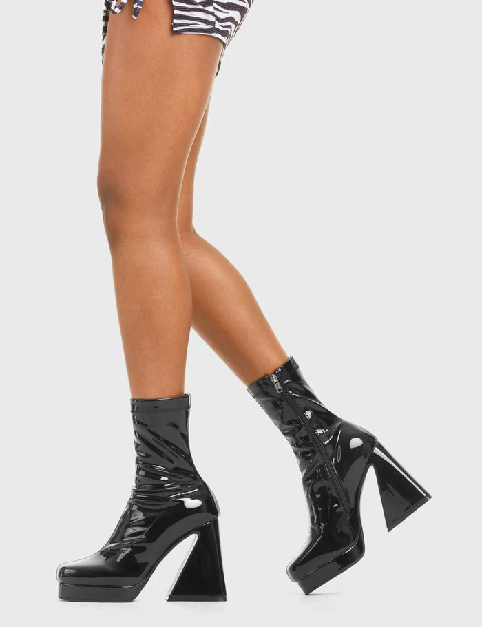Lamoda Old Me Platform Ankle Boots