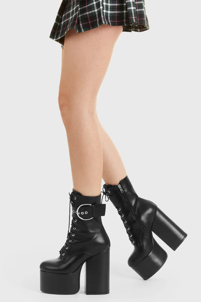 Lamoda One Shot Platform Ankle Boots