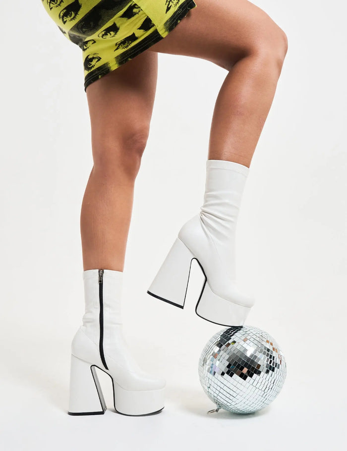 lamoda Over It Platform Ankle Boots