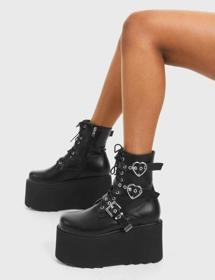 lamoda Part Time Lover Chunky Platform Ankle Boots