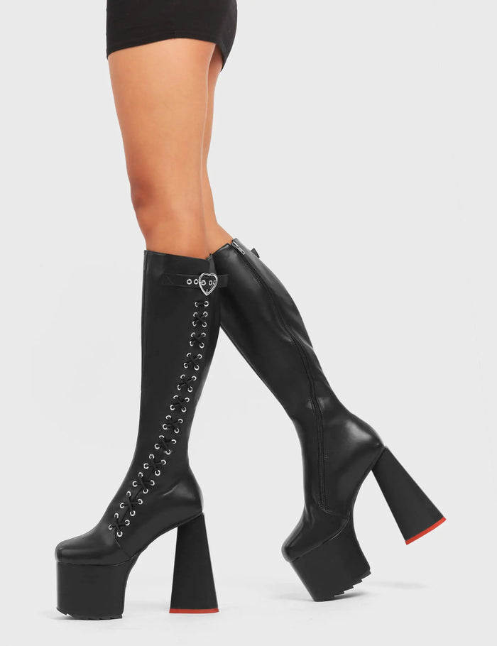 Lamoda Passion Platform Knee High Boots