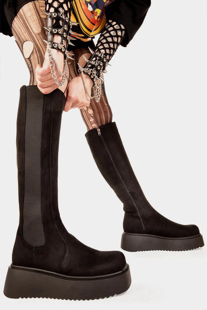 Lamoda Powerful Chunky Knee High Boots