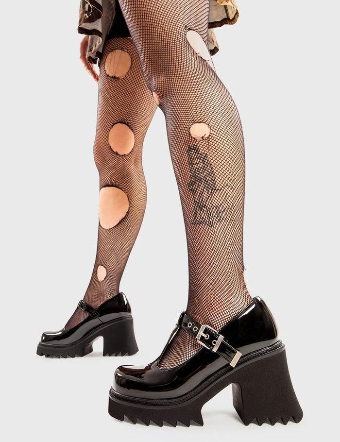 Lamoda Quiet Storm Chunky Mary Jane Shoes