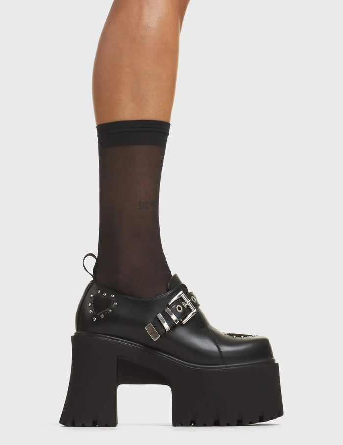 lamoda Read You Chunky Platform Shoes