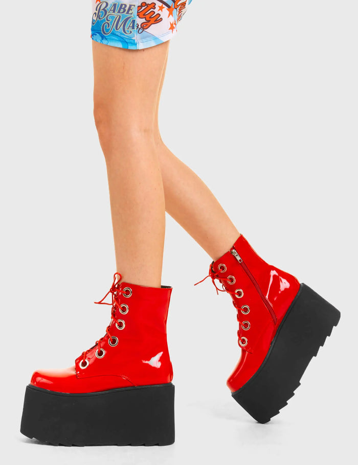 Lamoda Renegade Chunky Platform Ankle Boots