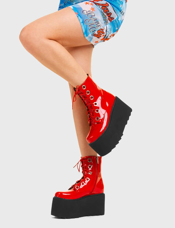 Lamoda Renegade Chunky Platform Ankle Boots