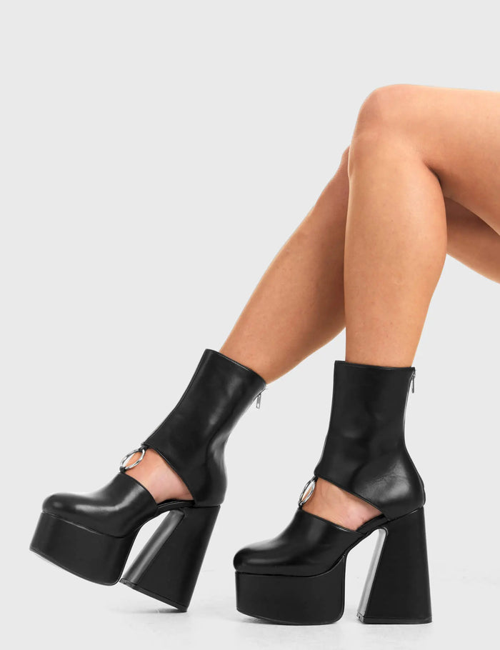 Lamoda Ring Me Platform Ankle Boots