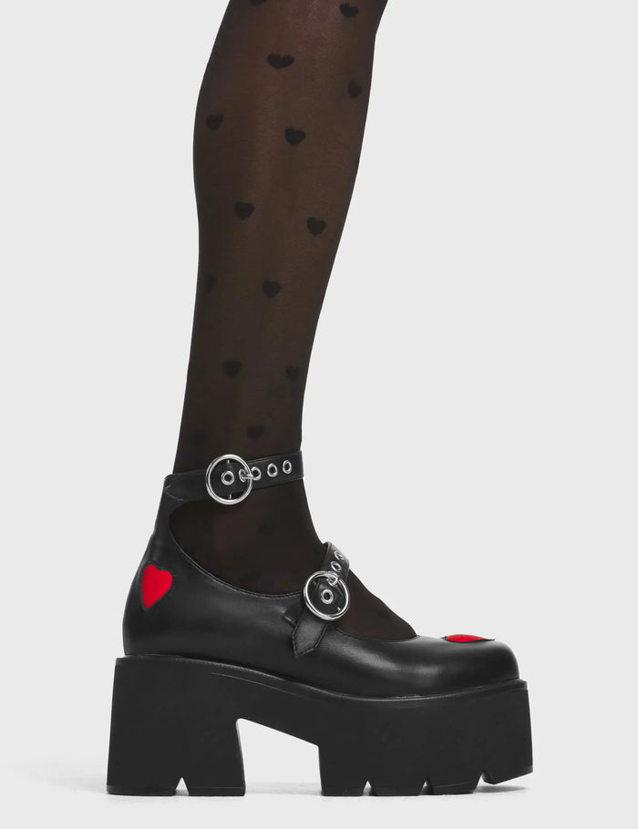 lamoda Rosey Love Chunky Mary Jane Shoes