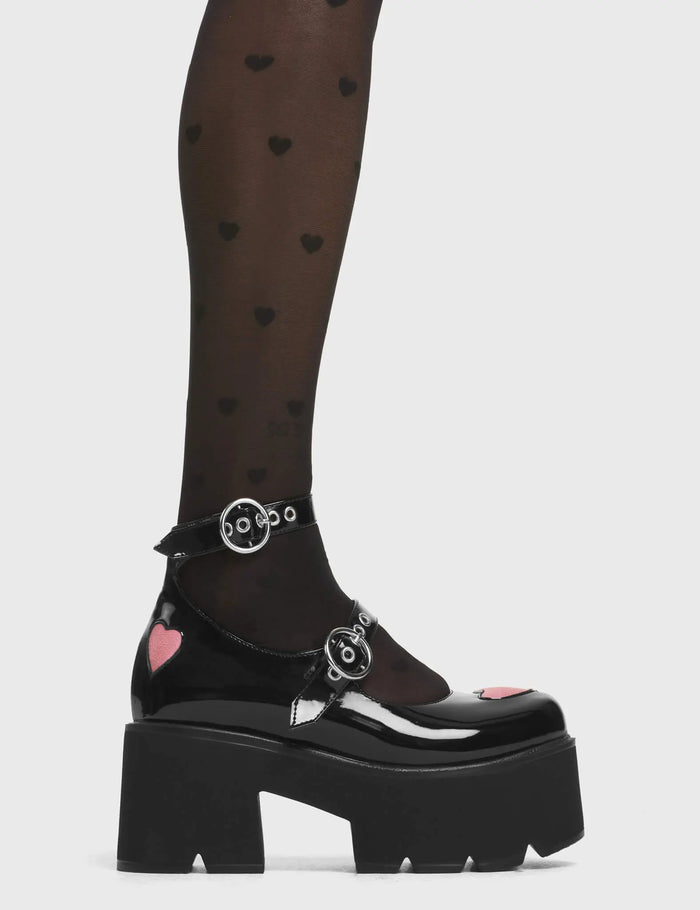 lamoda Rosey Love Chunky Mary Jane Shoes