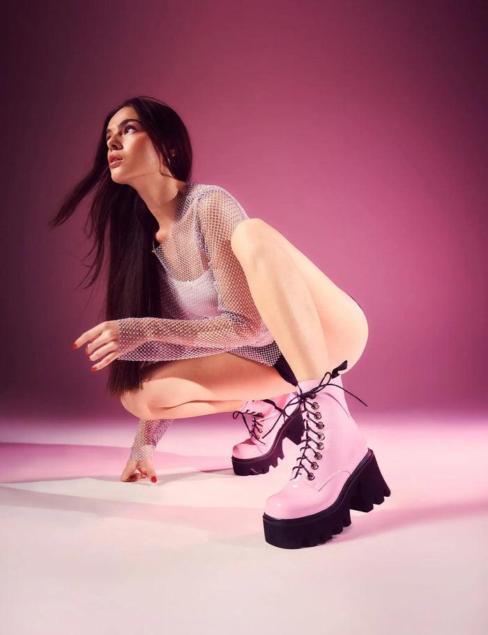 Lamoda Run To You Chunky Platform Ankle Boots