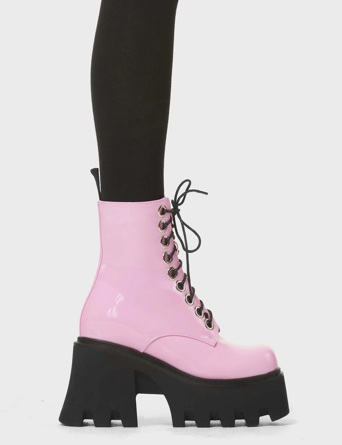 lamoda Run To You Chunky Platform Ankle Boots