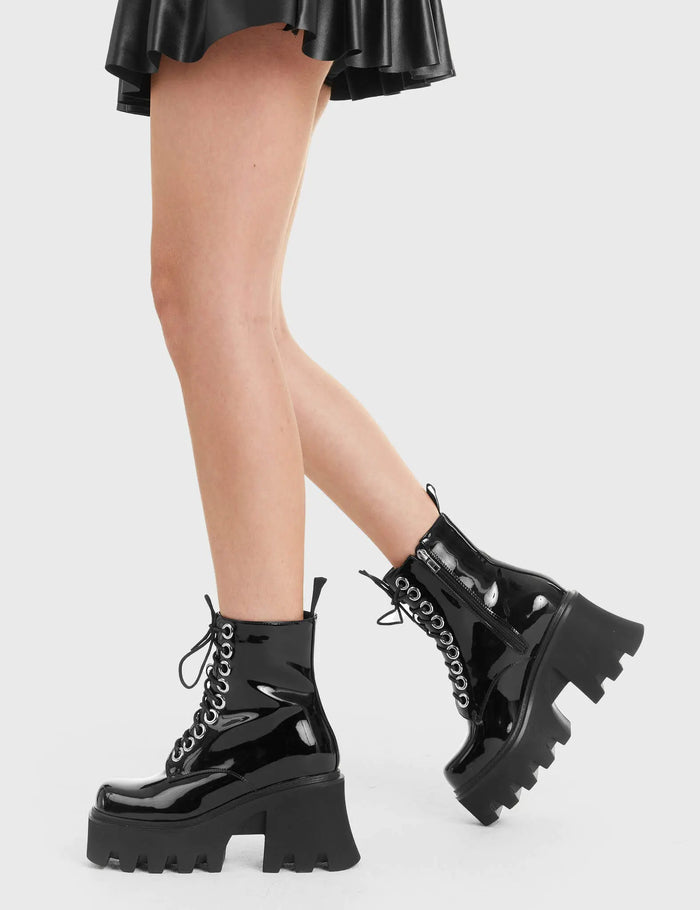 lamoda Run To You Chunky Platform Ankle Boots