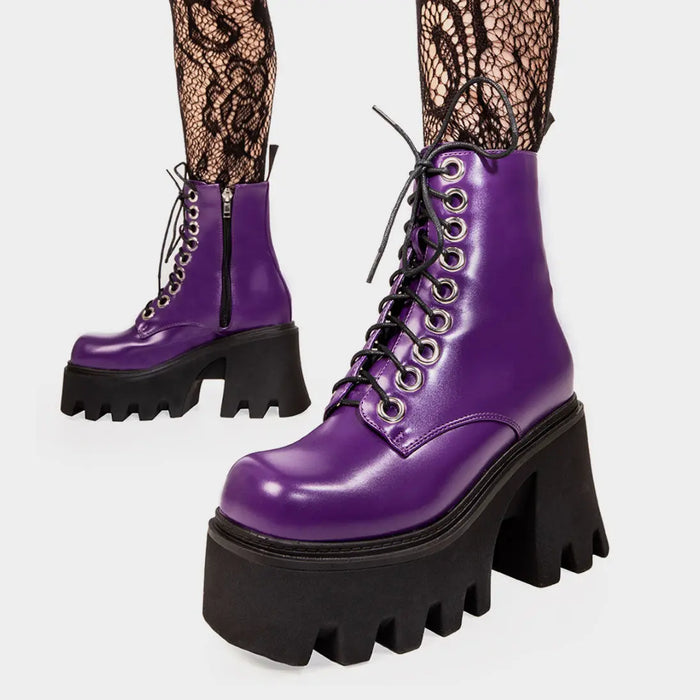 Lamoda Run To You Chunky Platform Ankle Boots