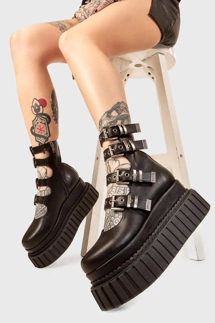 Lamoda Same Crew Chunky Ankle Creeper Boots